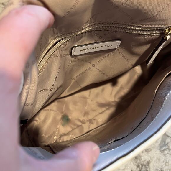 Michael Kors Bedford Convertible Flap Shoulder Bag, White - Picture 10 of 10